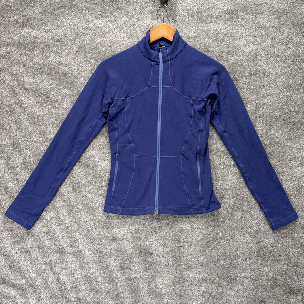 Lululemon Define Jacket Blue Full Zip Track Suit Top Blue Womens Size 6